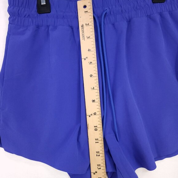 Athleta Crossroads Shorts Women Size Small Purple Drawstring Pockets Athleisure - Picture 5 of 12